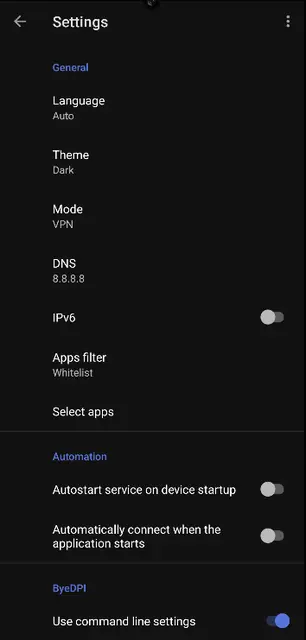 Screenshot 2 von ByeByeDPI