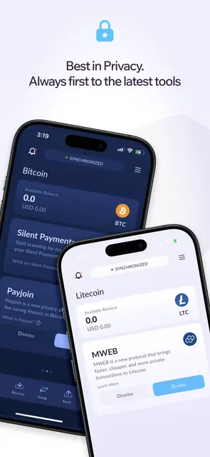 Screenshot 1 von Cake Wallet