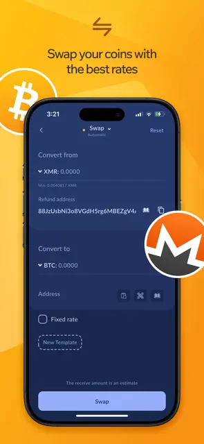 Screenshot 3 von Cake Wallet