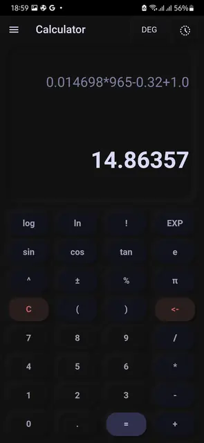 Screenshot 1 von Calculator
