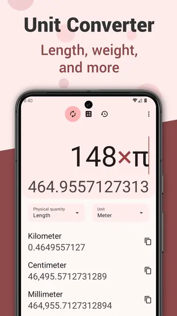 Screenshot 4 von Calculator You: Math & Units
