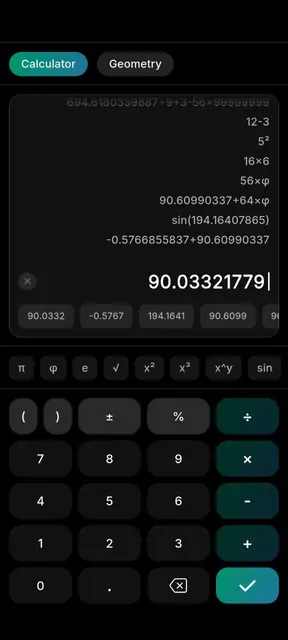 Screenshot 1 von Calculazor
