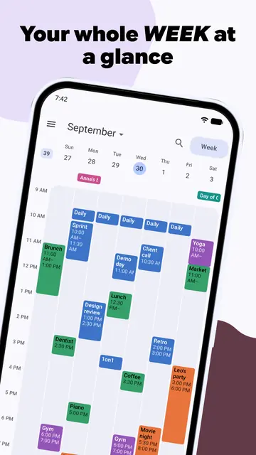 Screenshot 1 of Calendula: Calendar