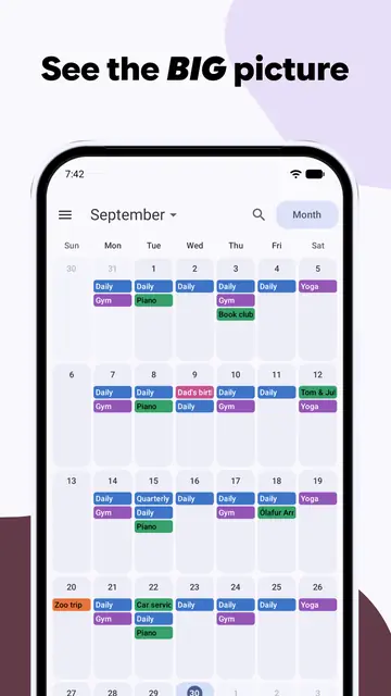 Screenshot 2 of Calendula: Calendar
