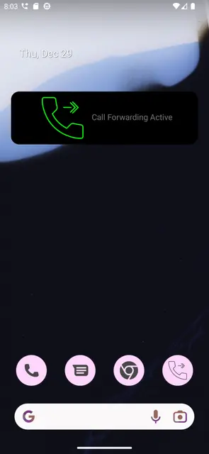 Screenshot 2 of CallForwardingStatus