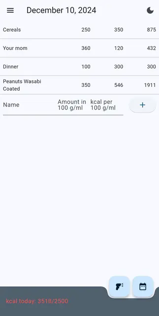 Screenshot 4 of Calorimeter