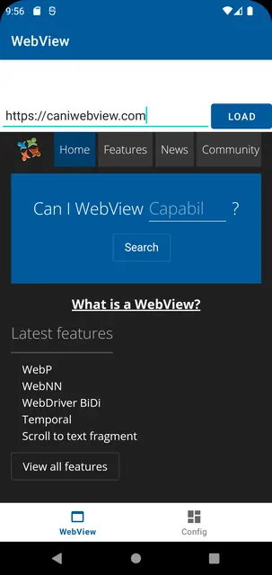 Screenshot 1 von CanIWebView