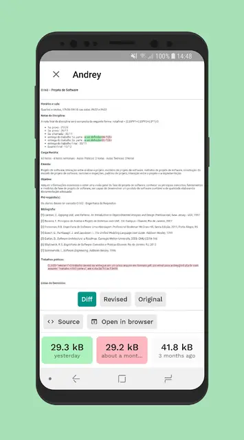 Screenshot 4 von Change Detection