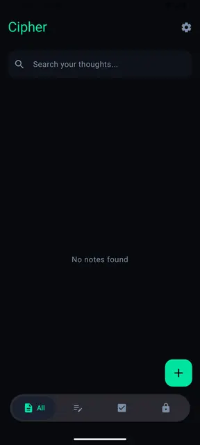 Screenshot 1 von CipherNotes