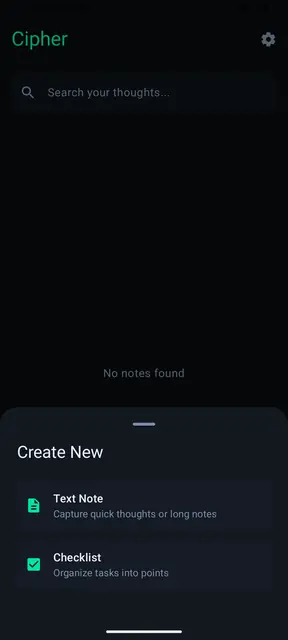 Screenshot 2 von CipherNotes