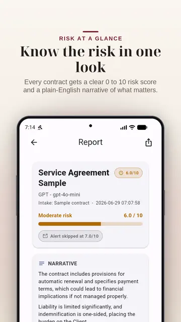 Screenshot 3 of ClauseShift