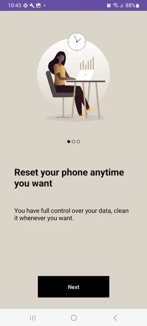 Screenshot 1 von CleanSlate