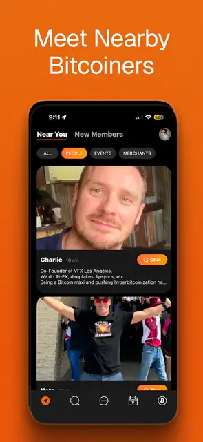 Screenshot 3 of Club Orange - Bitcoin Social