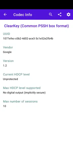 Screenshot 4 of Codec Info