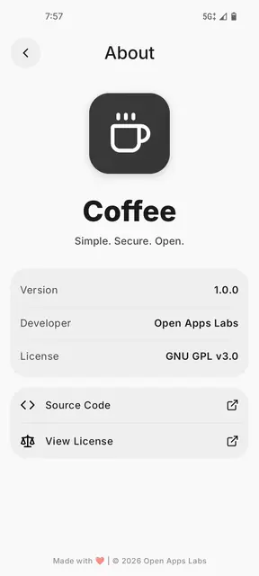 Screenshot 2 of Coffee