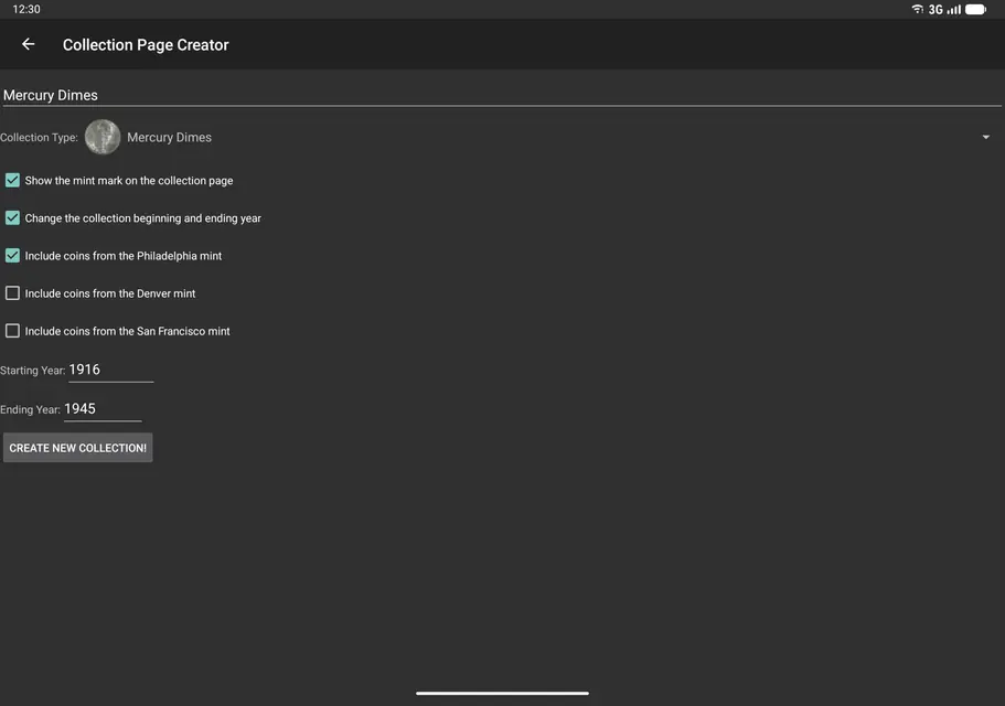 Screenshot 2 of Coin Collection