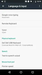 Screenshot 1 of Colemak Mod-DH Keyboard