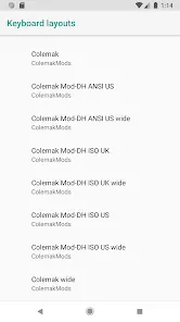 Screenshot 2 of Colemak Mod-DH Keyboard