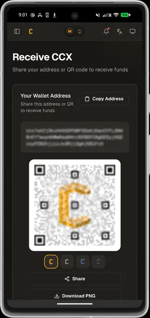 Screenshot 3 of Conceal Mobile
