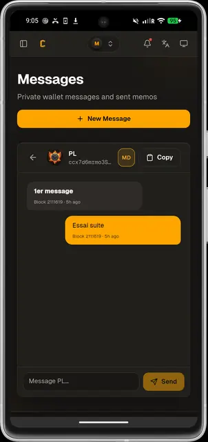 Screenshot 4 of Conceal Mobile