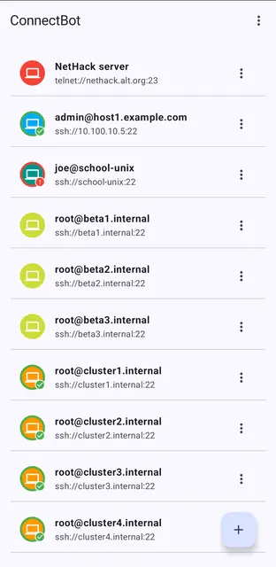 Screenshot 1 von ConnectBot