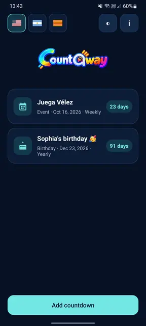 Screenshot 1 of CountAway
