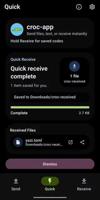 Screenshot 1 of croc-app