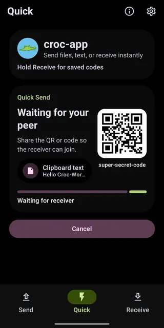 Screenshot 2 of croc-app