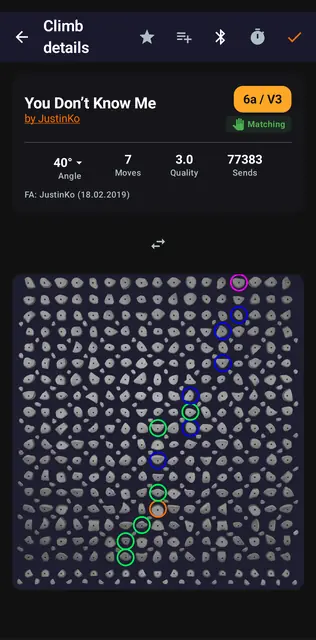 Screenshot 2 von CruxCoach