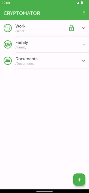 Screenshot 1 of Cryptomator