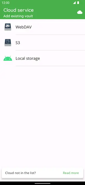 Screenshot 2 of Cryptomator