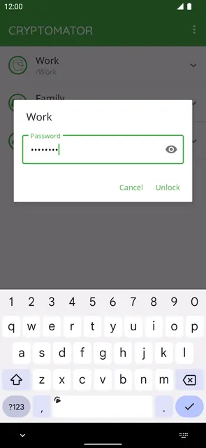 Screenshot 3 of Cryptomator