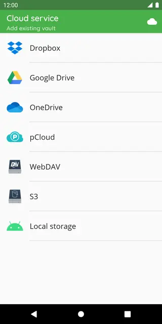 Screenshot 2 von Cryptomator