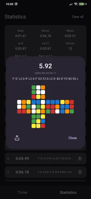 Screenshot 4 of CubeTimer