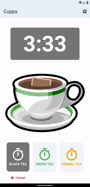 Screenshot 1 von Cuppa - Tea Timer