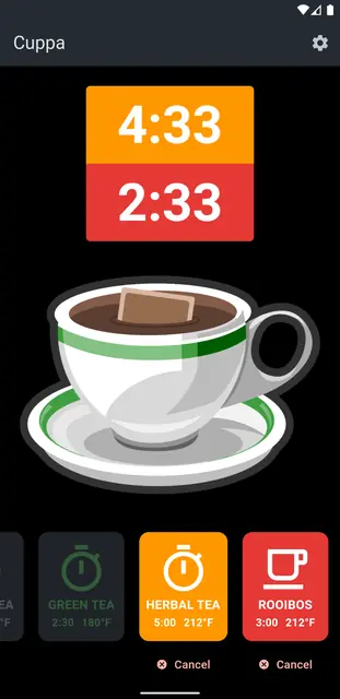 Screenshot 3 von Cuppa - Tea Timer