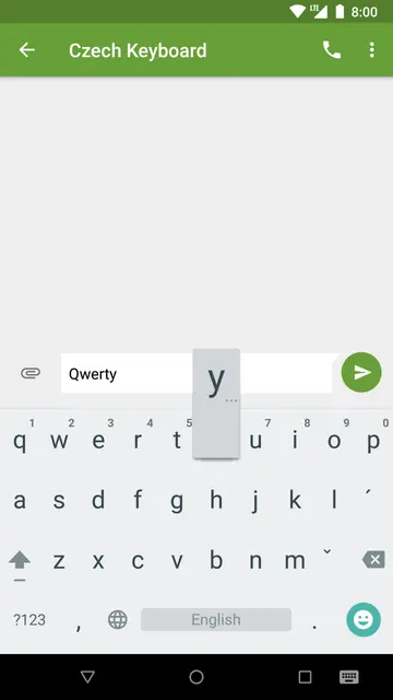 Screenshot 3 of Czech Diacritic Keyboard