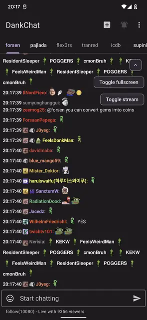 Screenshot 1 von DankChat