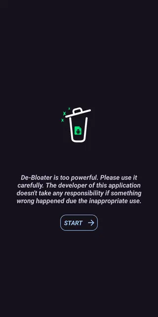 Screenshot 1 von De-Bloater