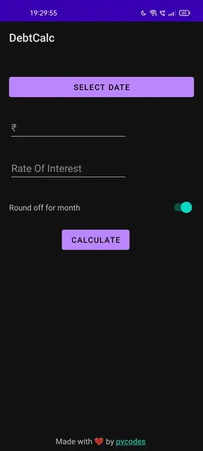 Screenshot 1 von DebtCalc