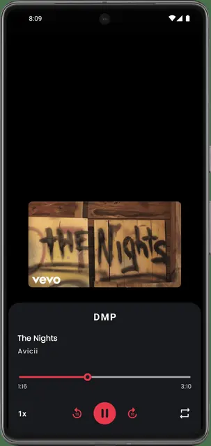 Screenshot 2 of DialogMusicPlayer