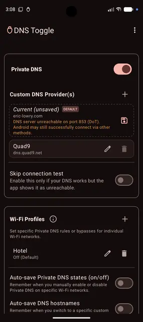 Screenshot 3 of DNS Toggle
