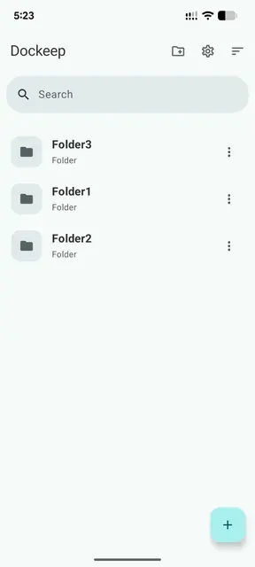 Screenshot 1 of Dockeep: Pocket for Files