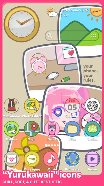 Screenshot 1 von Dollphone Icon Pack