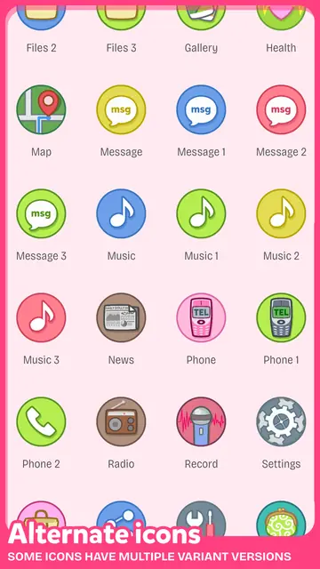 Screenshot 3 von Dollphone Icon Pack