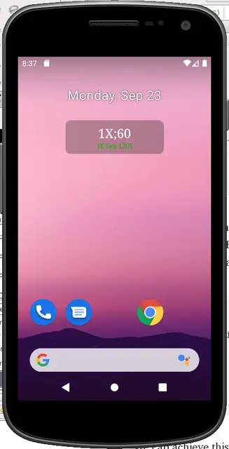 Screenshot 2 of Dozenal Clock