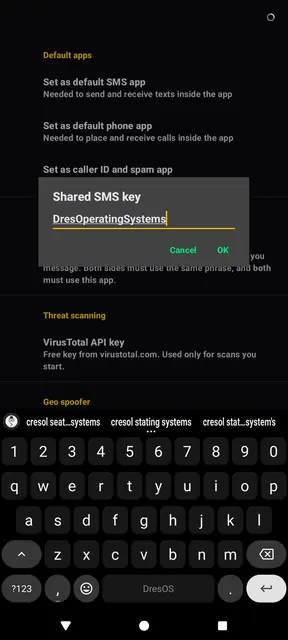 Screenshot 4 of DresSecureComms