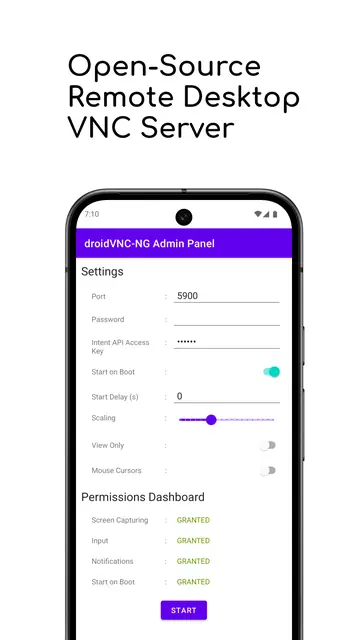 Screenshot 1 of droidVNC-NG