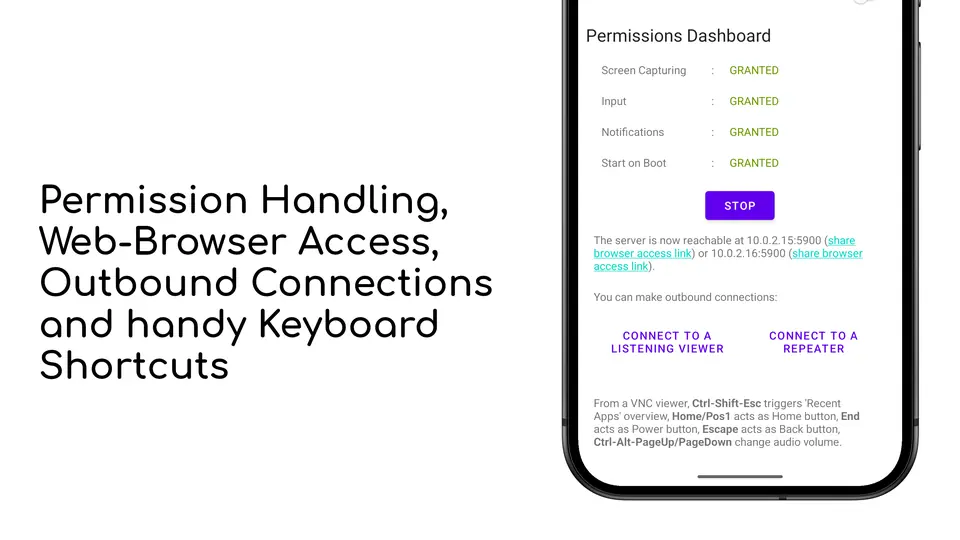 Screenshot 3 of droidVNC-NG