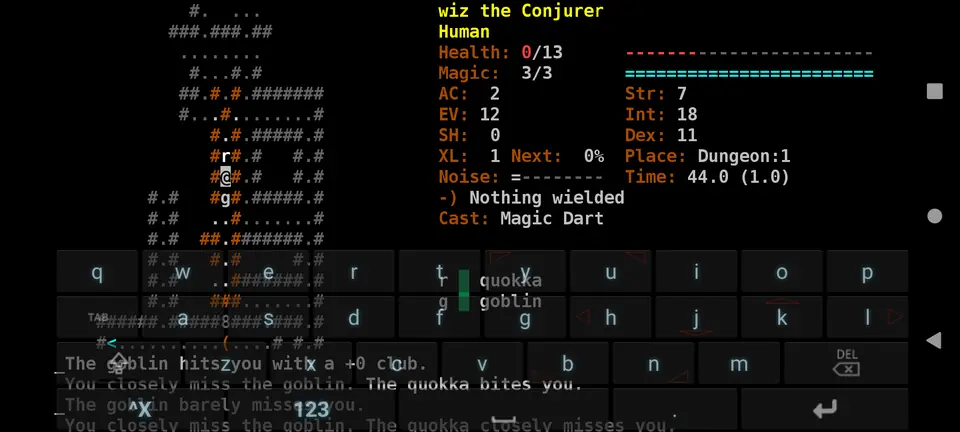 Screenshot 2 von Dungeon Crawl: Stone Soup for Android
